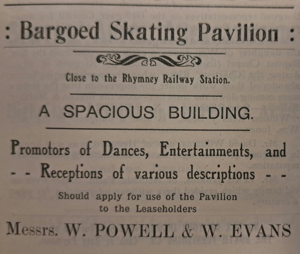 Cinio yng Ngwesty Llysieuol Penarth hysbyseb (1950au), eitem o Archifau Morgannwg